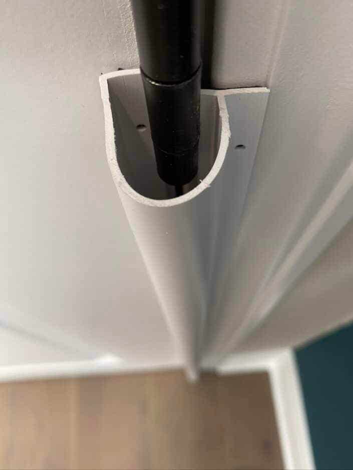 Fingersafe HOME Finger Guards for Residential Door Hinges -Pull Side 43"