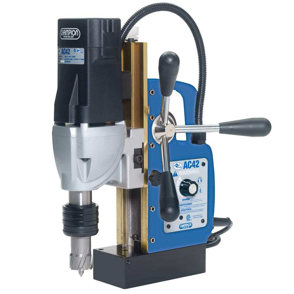 Champion AC42 VariBrute Magnetic Drill Press, 1-1/2" DIA X 2" DEPTH 