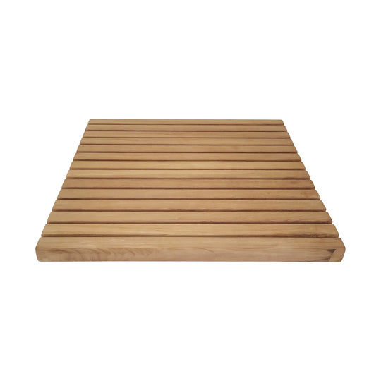 ARB Teak ACC203 Teak Patio Deck Tiles Square 20" (50 cm) Pack of 4