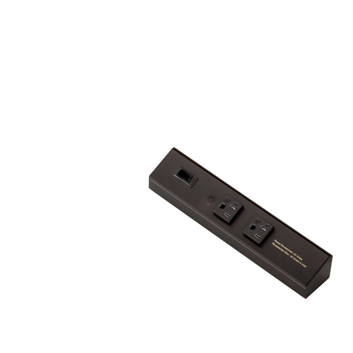 American Lighting ATOM-120V- ATOM POWER STRIP, Low Profile Power Strip With Receptacles