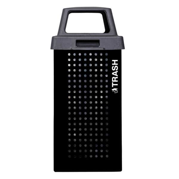 Ex-Cell Kaiser RC-KDX36-T Outdoor Kaleidoscope 36-Gallon Trash Receptacle
