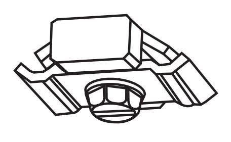 Stanley BP250-77 Center Stop, Zinc Plated