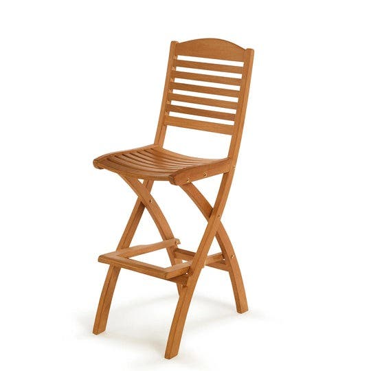 ARB Teak CHR512 Teak Folding Bar Chair Manhattan