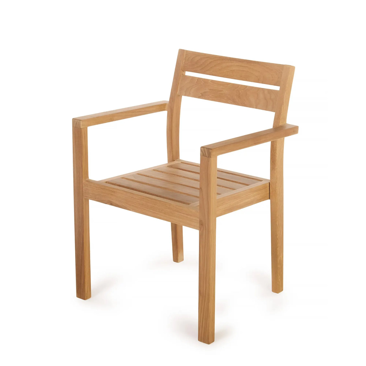 ARB Teak CHR552 Teak Dining Armchair Stackable Stellar