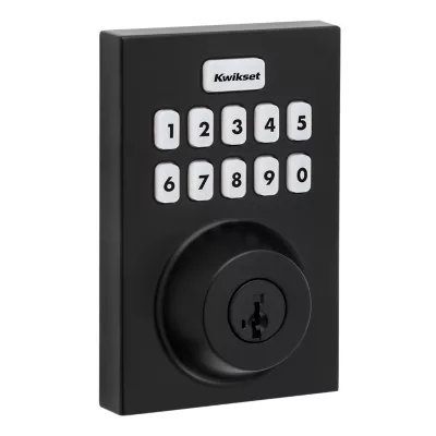 Kwikset CNT ZW700LR Home Connect Contemporary Keypad Connected Smart Lock with Z-Wave Technology