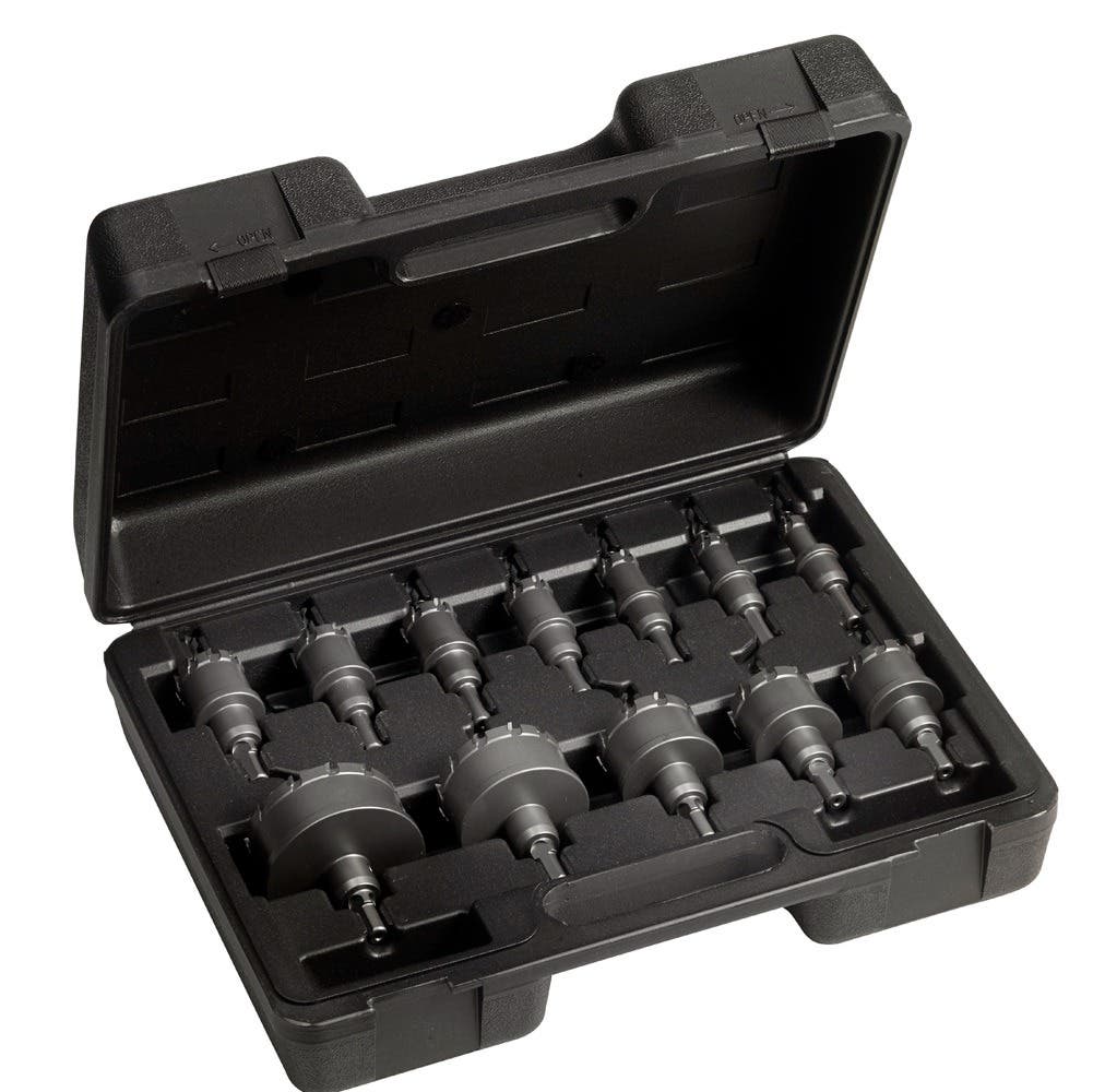 Champion CT7P-PLUMBER-2 Carbide Tipped Hole Cutter Set 12 Pc. Plumber 3/4 to 4-1/2