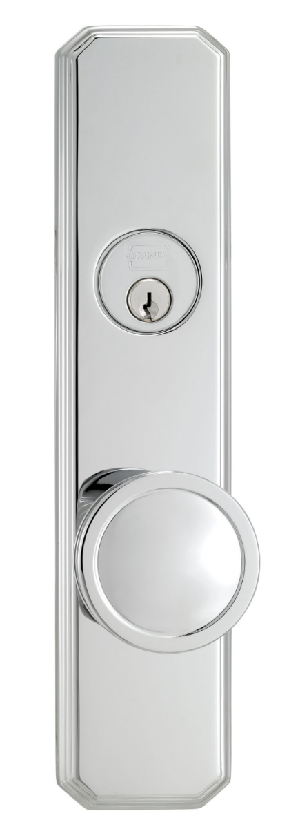Omnia D11513 Arc Deadbolt Lockset Knob w/ Plate