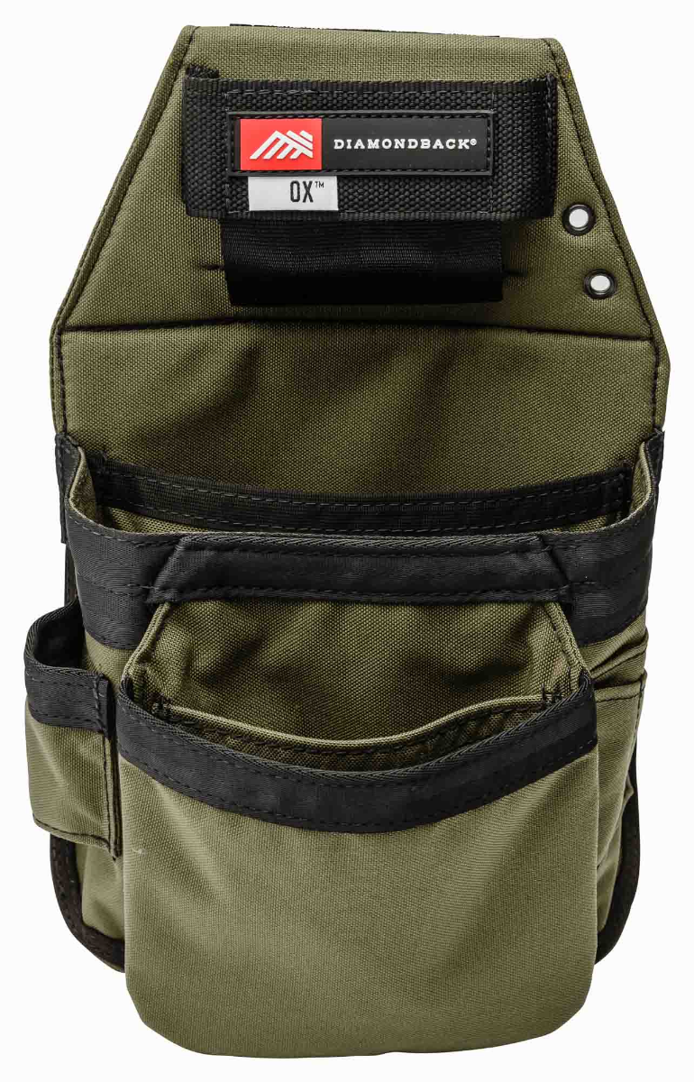 Diamondback DB2-48 OX Pouch 2.0 Tool Organization Pouch, 2 Pockets, 3 Tool Slots, 1 Loop
