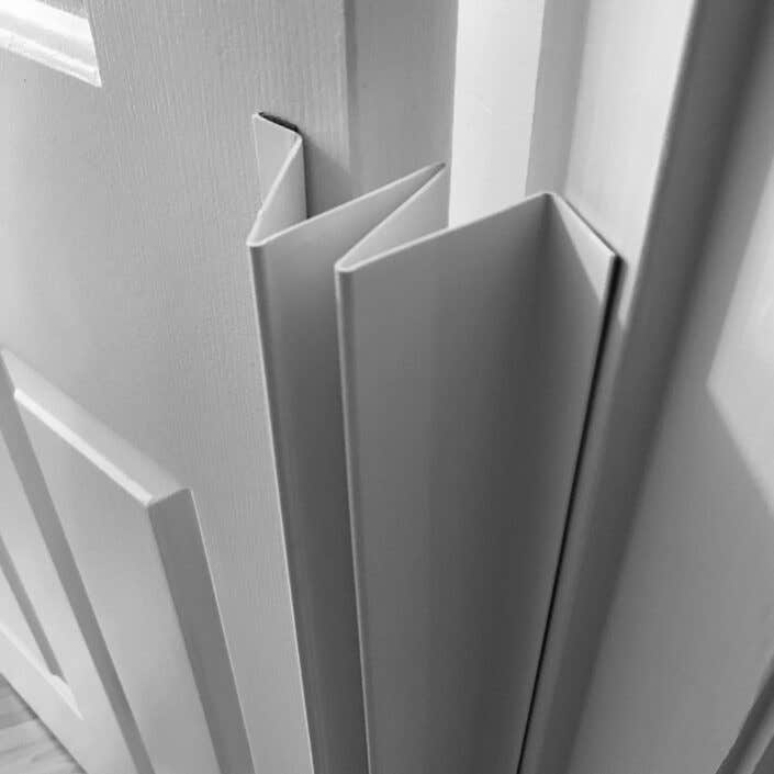 Fingersafe HOME Finger Guards for Residential Door Hinges - Push Side