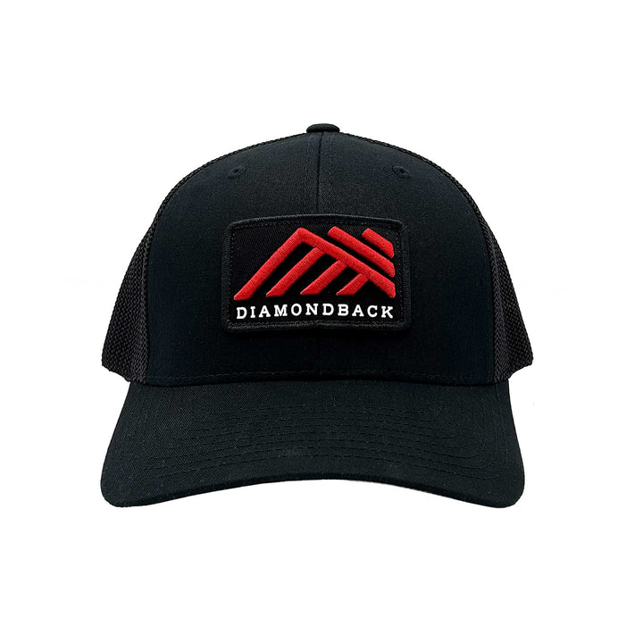 Diamondback DB9-60-BK-ST DB Midnight Snap Back Mesh Cap, Black