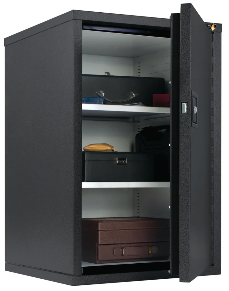 FireKing HSC-3422-D FireShield Storage Cabinet with 2 Adjustable Shelves, 1-Hour Fire Rating