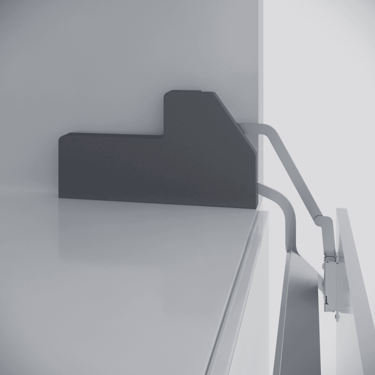 Sugatsune SLDL Heavy-Duty Vertical Swing Down Mechanism Stay, Material - Steel