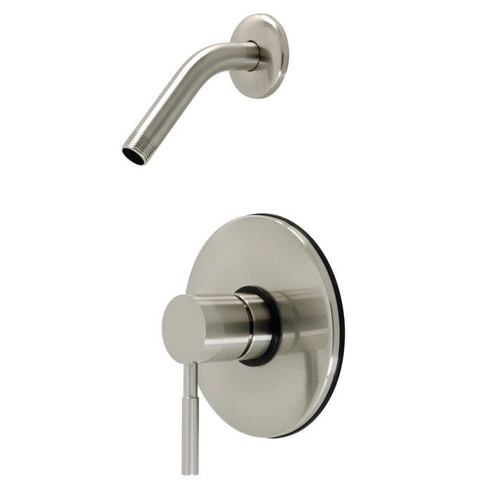 Kingston Brass KB8698DLSO-LSH Single-Handle Pressure Balanced Shower Faucet w/o Shower Head, Brushed Nickel Finish