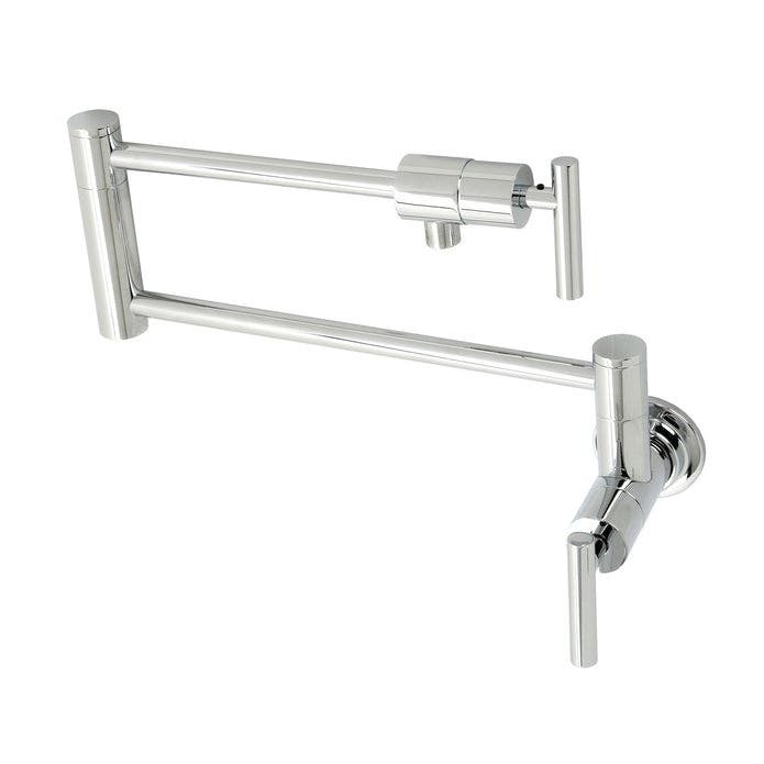 Kingston Brass KS4101CML Pot Filler, Polished Chrome