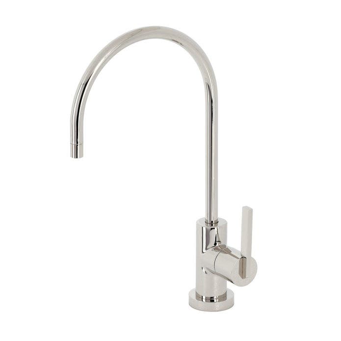 Kingston Brass KS8196CTL Single-Handle 1-Hole Deck Mount Water Filtration Faucet, Polished Nickel