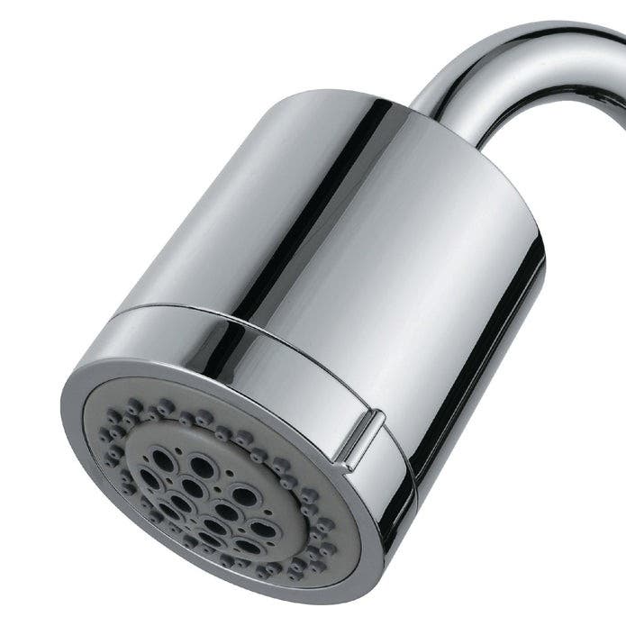 Kingston Brass KX8611 3-3/16 Inch Round 2-Function ABS Shower Head, Polished Chrome