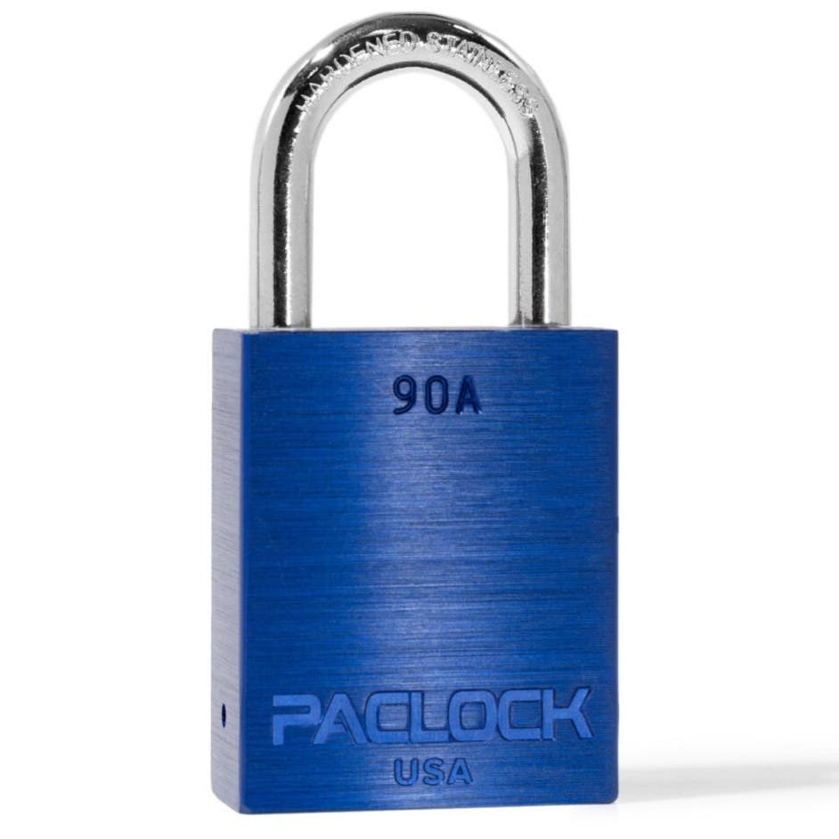 Paclock 90A 1-Series 1/4″ Shackled Padlock Standard Rekeyable
