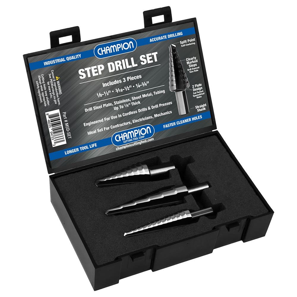 Champion MSD-SET Step Drill Set