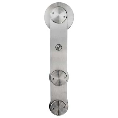 Custom Service Hardware NT.1410.SS Stainless Steel Strap Stick Sliding Door