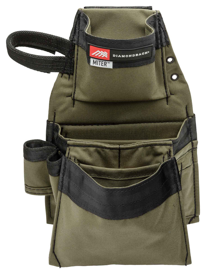 Diamondback DB2-45 Miter Tool Organization Pouch, 3 Pockets, 10 Tool Slots, 3 Tool Loops