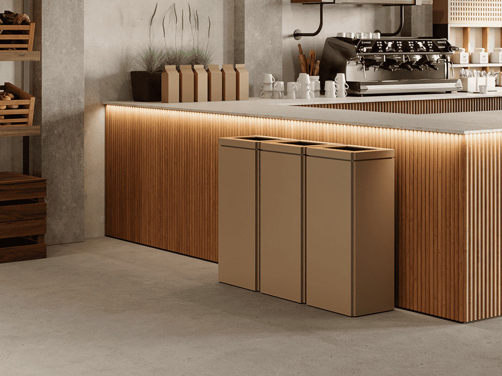 Peter Pepper RVL Reveal Waste & Recycling Receptacle