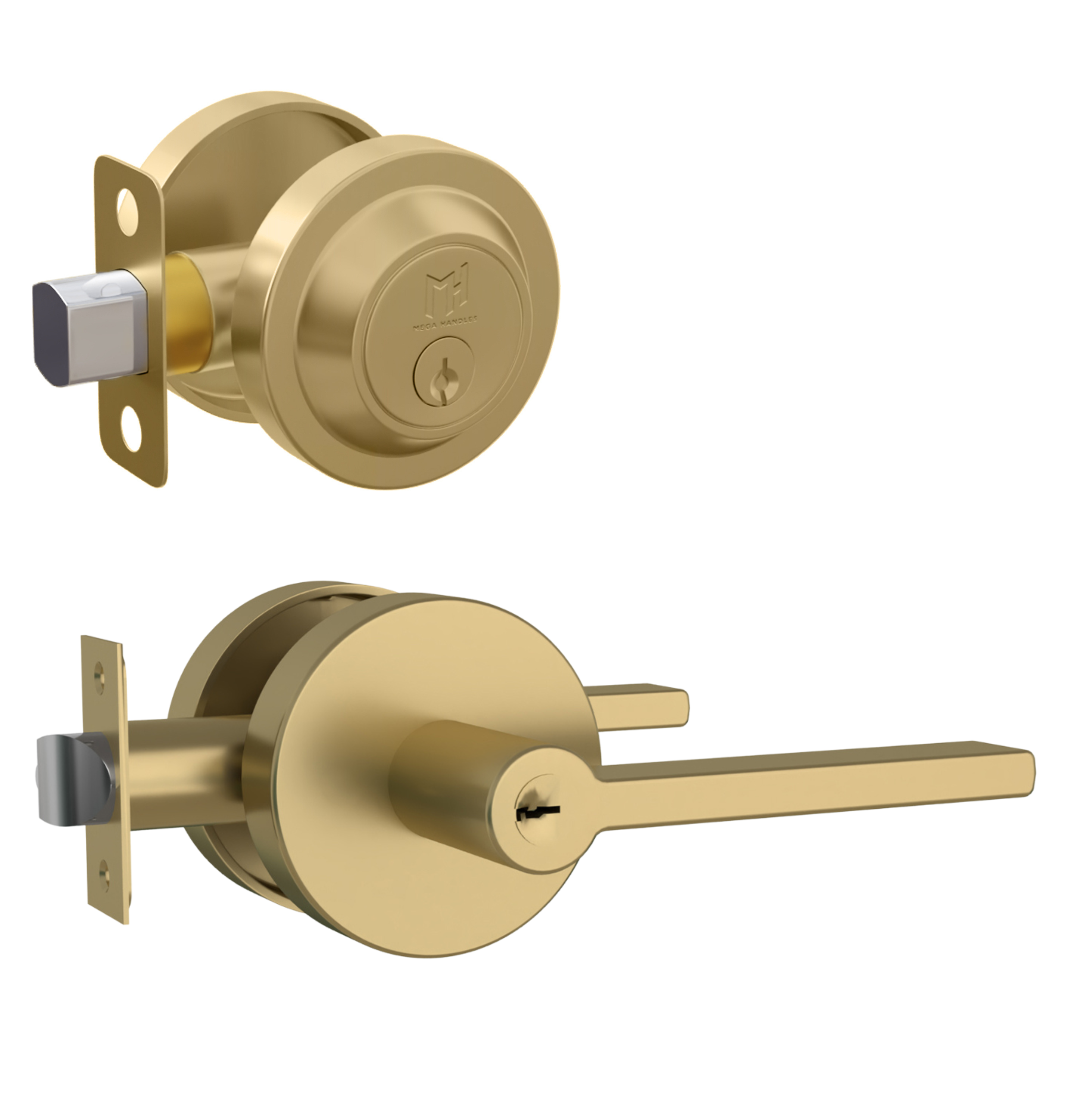 Mega Handles RPD5 Ralph Modern Round Door Lever