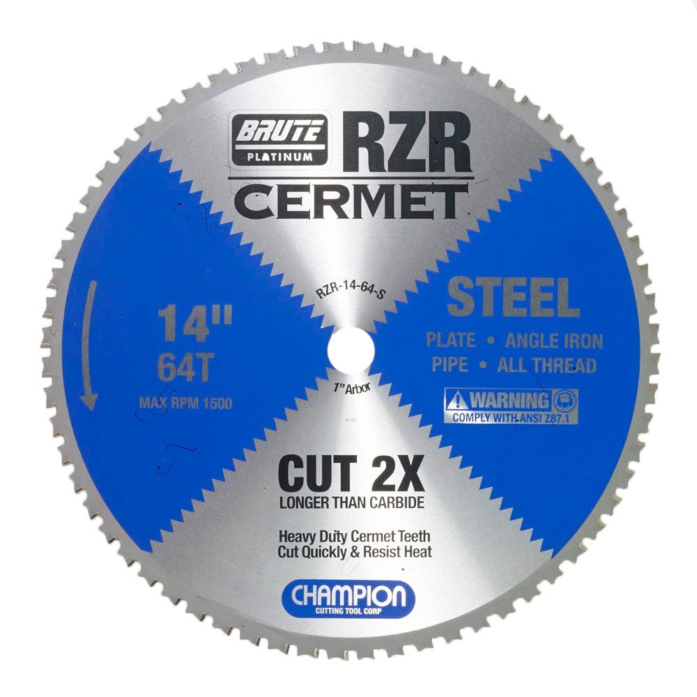 Champion RZR-STEEL Brute RZR Cermet Circular Saw Blade