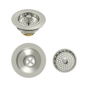 Deltana SBSS35 3-1/2" Brass Sink Strainer