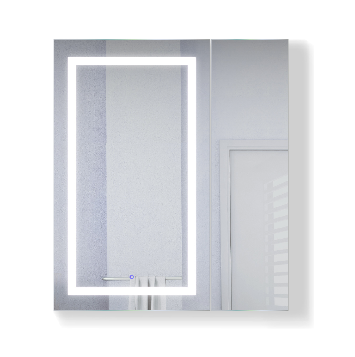 Krugg SVANGE3642 36″ X 42″ LED Medicine Cabinet w/Dimmer & Defogger