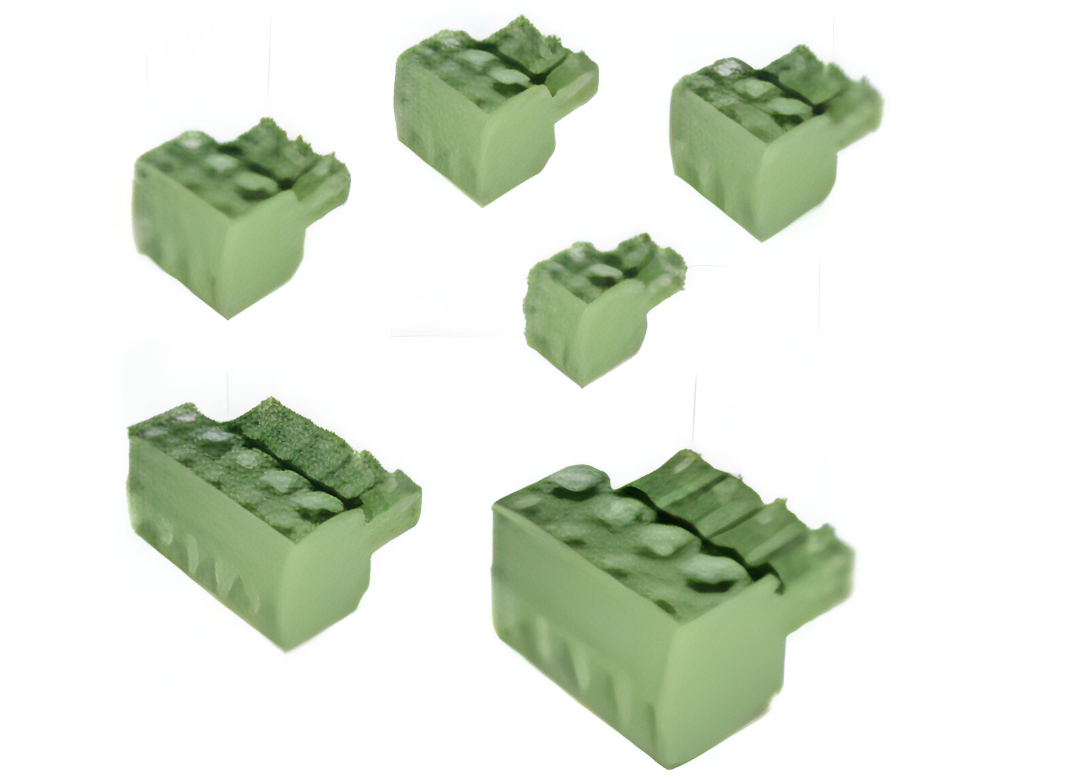 ZKTeco TRS-S-26-001 All 6 green plugs from back of Control Unit