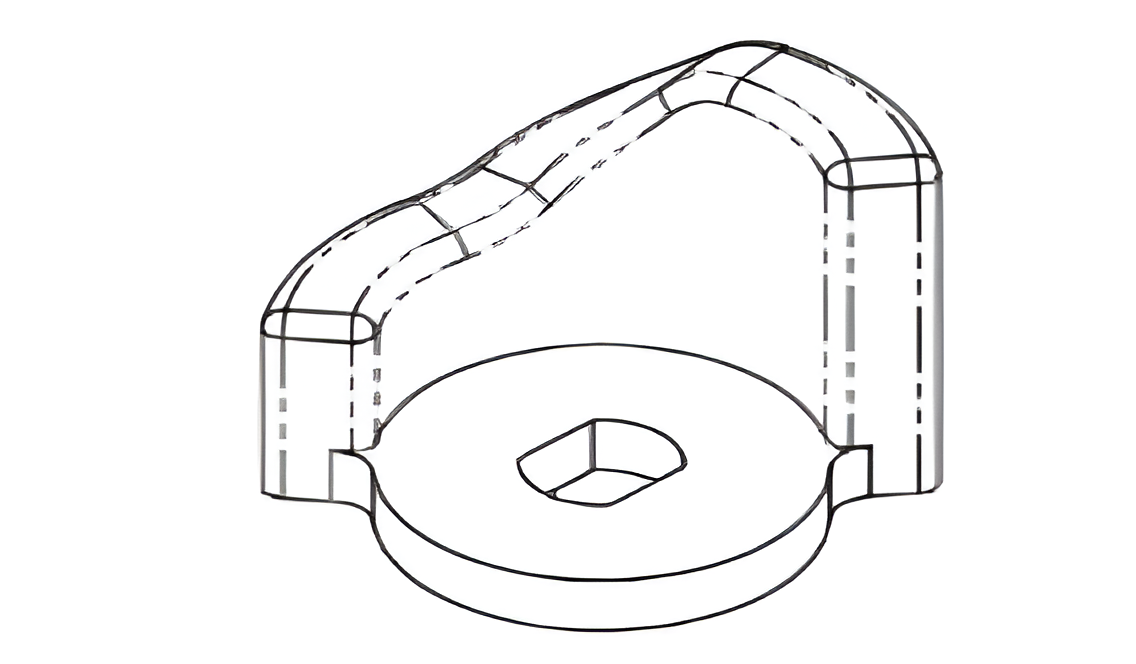 ZKTeco TRS-S-11-084 Spare, Override Cam Plastic Cam, Override, Torus Common