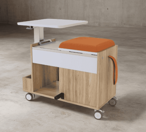 Peter Pepper PSK-WKH1-3319 Cohort Mobile Workhorse Pedestal 