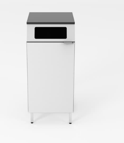 Peter Pepper PSP-WST Renew Uno Waste Receptacle W/ 1x ToughGuy Square 16 Gallon Waste Bin