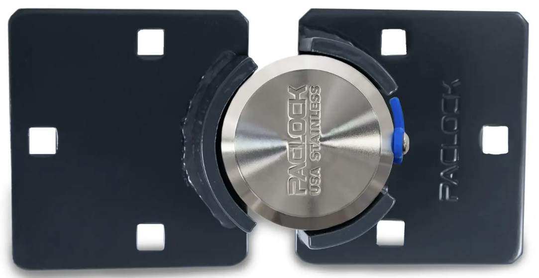 Paclock KT LFIC-Y7-2173S Compatible Hidden Shackle Flat-Back Puck & Hasp Combo Kit