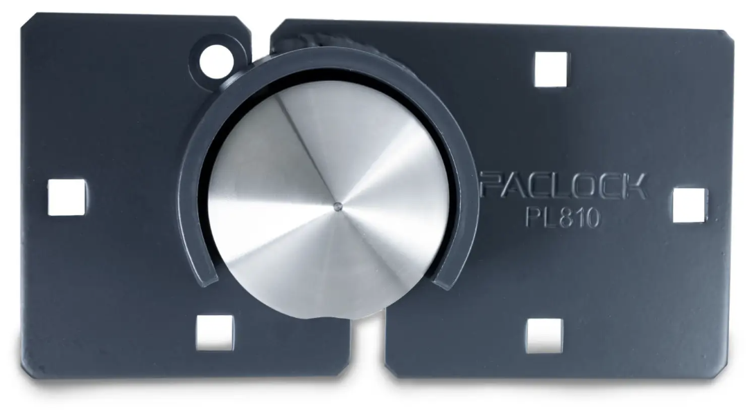 Paclock KT KiK-2173S Key-in-Knob/Lever Compatible Hidden Shackle Flat-Back Puck & Hasp Combo Kit