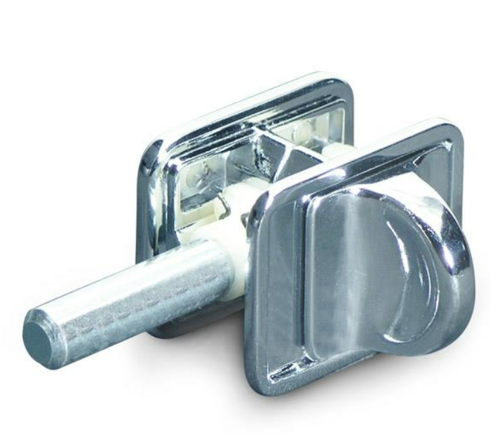 Jacknob 4230 Concealed Square Hole Latch - Polished Chrome Finish
