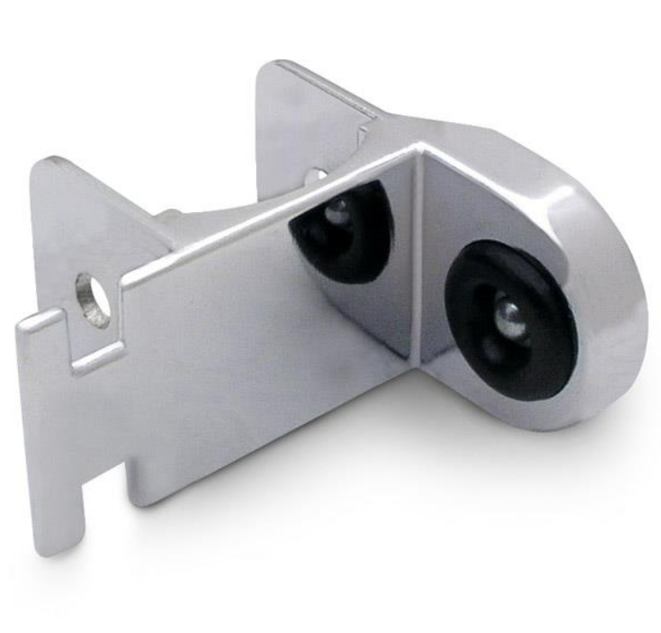 Jacknob 558 Strike & Keeper(Inswing) For Throw Latch 1-1/4" Post 1" Door-Metal(Open Slot)