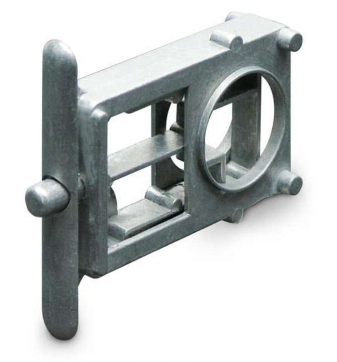 Jacknob 6606 Latch Housing Concealed New Unplated(For Metal Doors Only),Zamac Material