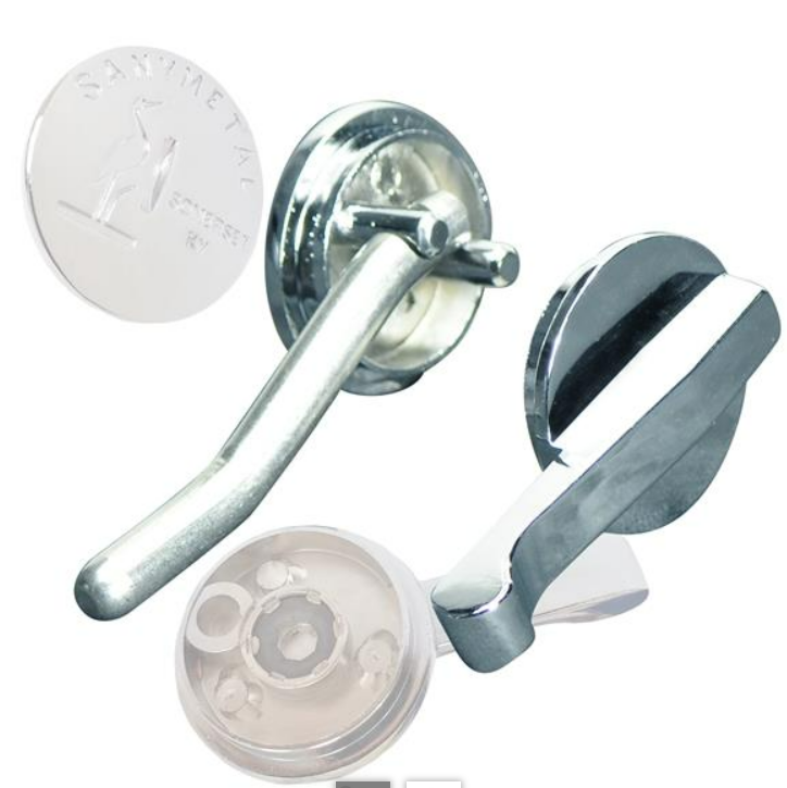 Jacknob 6860 Latch Concealed W/Zinc Chrome Plated Zamac Material