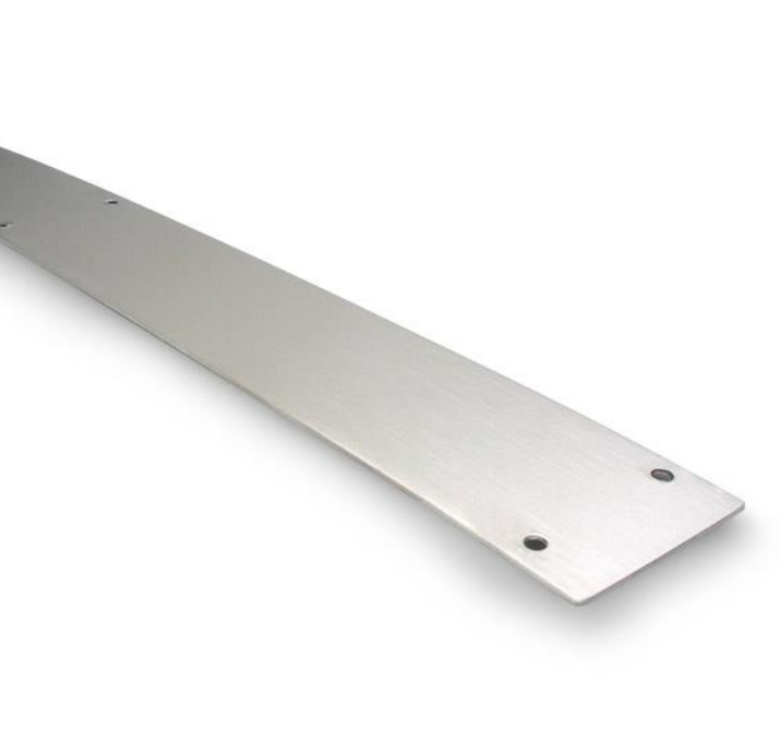 Jacknob 8319 Alcove Clip Equal Panel 3" X 54" Stamped Cast Stainless Steel