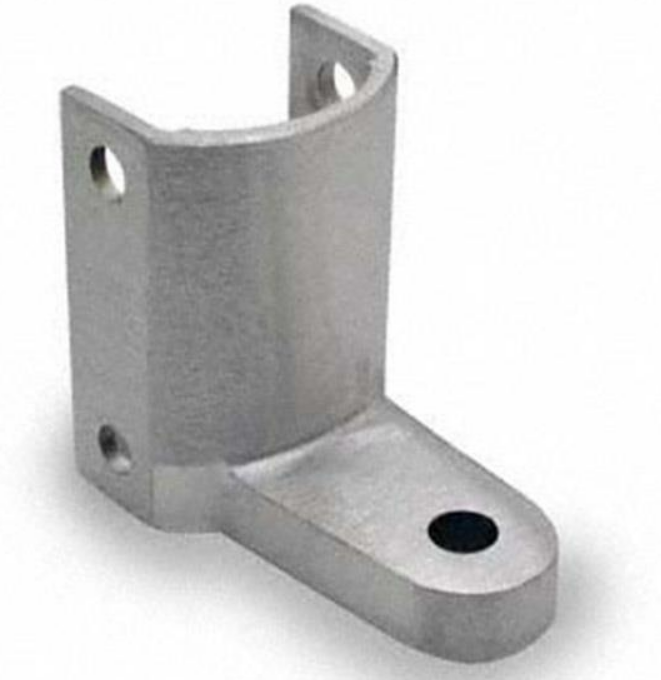 Jacknob 9643 Hinge Bracket Bottom 1-1/2" Hole C/C Cast Stainless Steel