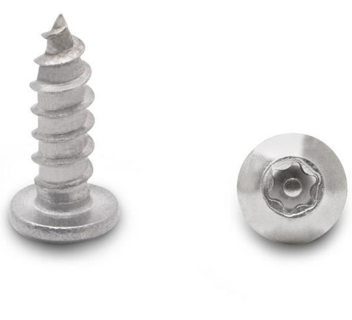 Jacknob 90929 Sheet Metal Screw Sharp Point 6 Lobe Pin 14 X 3/4" Pan Head