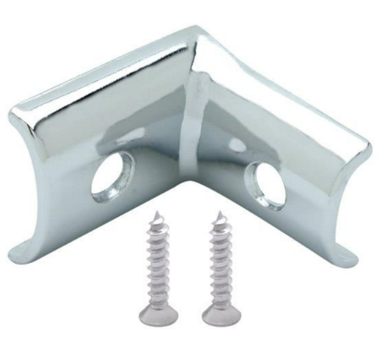 Jacknob 608330 Alcove Clip Curved Molding W/Screws 6LP