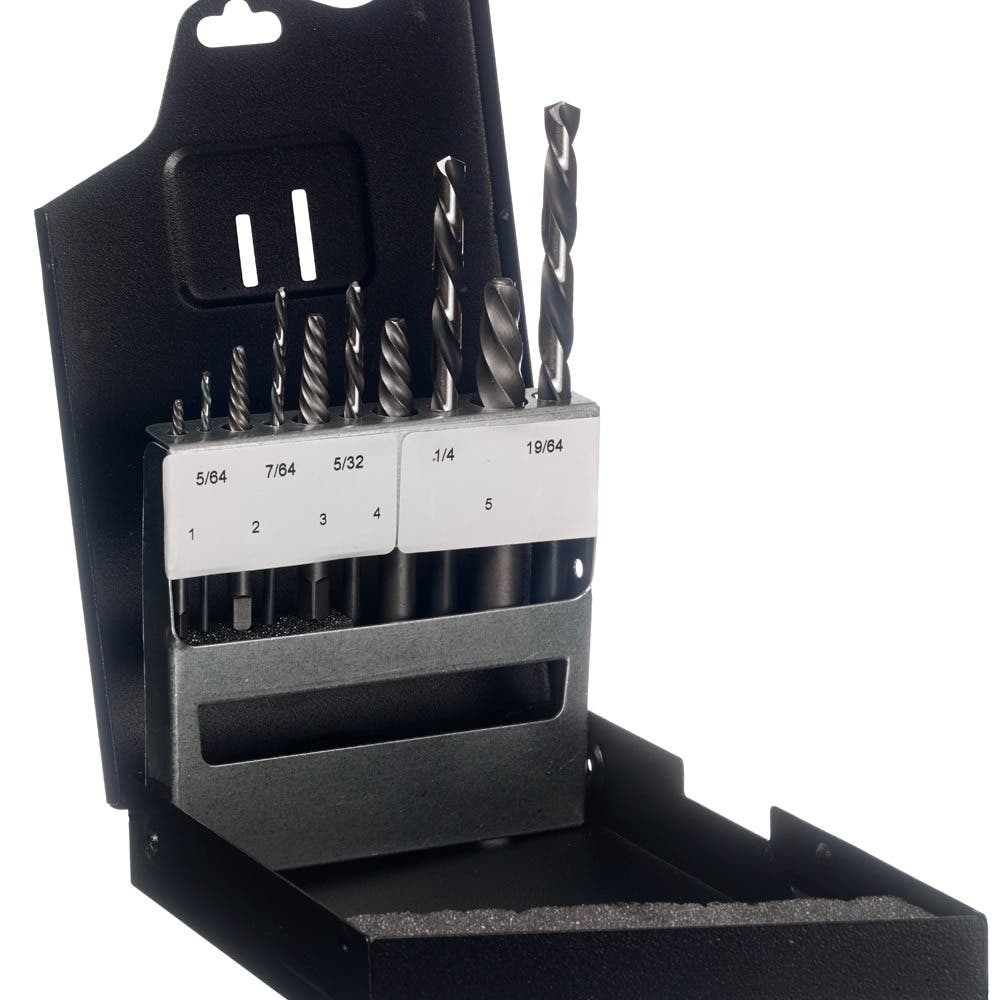 Champion X1-XL5LH Left Hand Drill / Screw Extractor Set