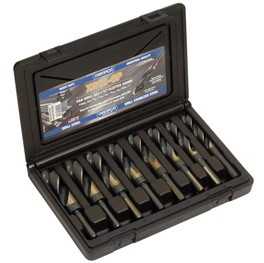 Champion XG12-8P Black & Gold S&D Drill Set